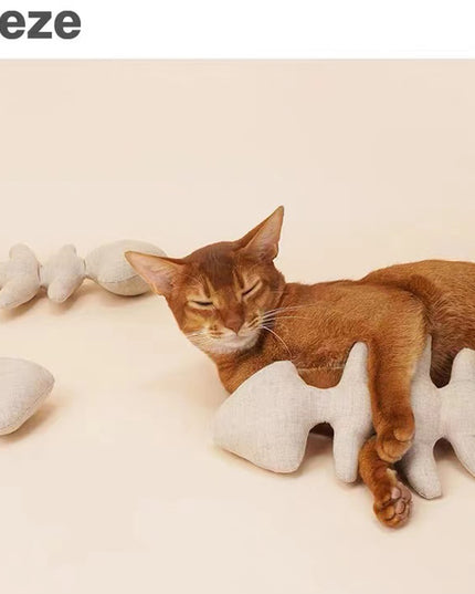 ZeZe Fish Bone Cat Toy