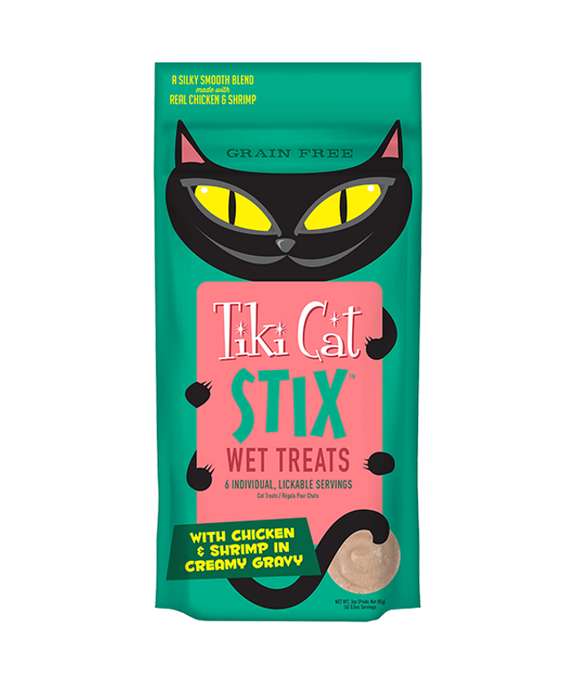 Tiki Cat® STIX™  Chicken & Shrimp(6 per pouch)
