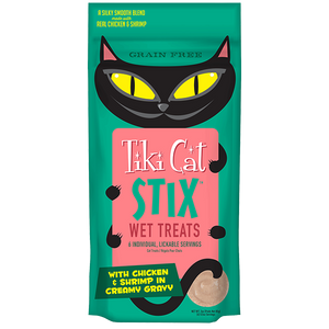 Tiki Cat® STIX™  Chicken & Shrimp(6 per pouch)