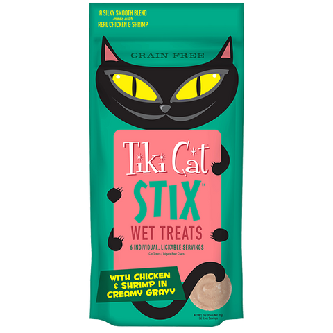 Tiki Cat® STIX™  Chicken & Shrimp(6 per pouch)