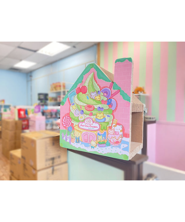 Furever Pets Ice Cream Cat Scratching House