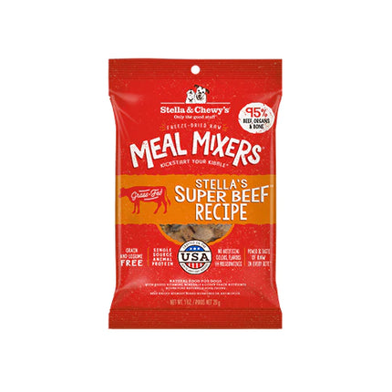 Stella & Chewy's Stella's Super Beef Freeze-Dried Raw Meal Mixer for Dog - 28g/1oz