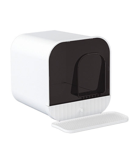 Enclosed, Easy to Clean Cat Litter Box with Drawer (3 colours)