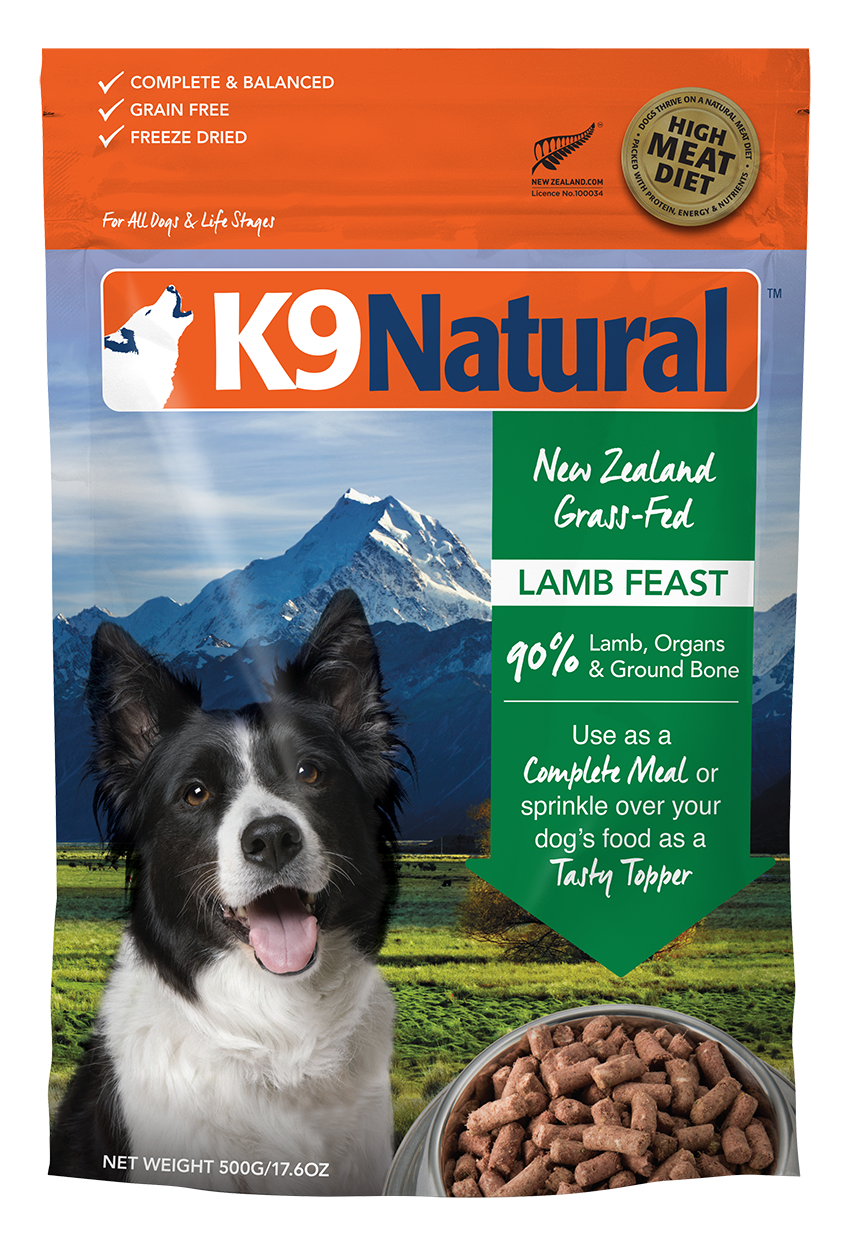 K9 Natural New Zealand Grass-fed Lamb Feast Freeze Dried