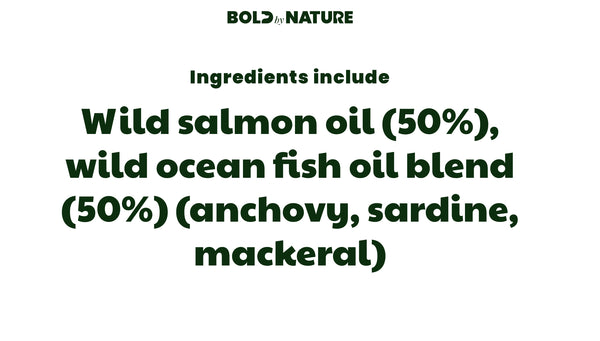 Bold by Nature Salmon and Wild Ocean Fish Oil