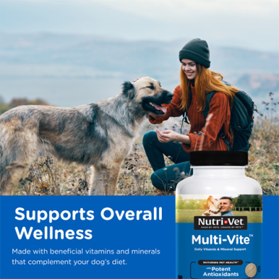 Nutri-Vet® Adult-Vite™ Daily Vitamin & Mineral Support Soft Chews for Dogs (180ct)