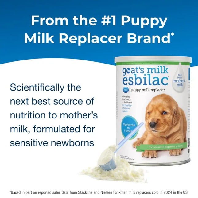 PetAg Goat's Milk Esbilac Powder Milk Supplement for Puppies-11oz