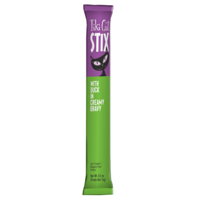 Tiki Cat® STIX™ with Duck in Creamy Gravy Wet Cat Treat  (6 per pouch)