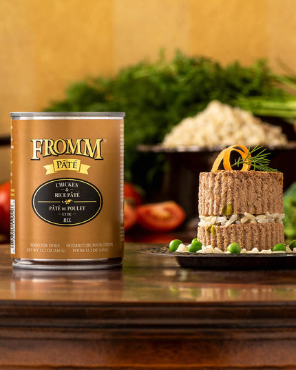 Chicken & Rice Pâté Dog Canned Food - 345g/12.2oz