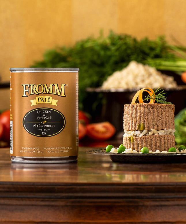 Chicken & Rice Pâté Dog Canned Food - 345g/12.2oz