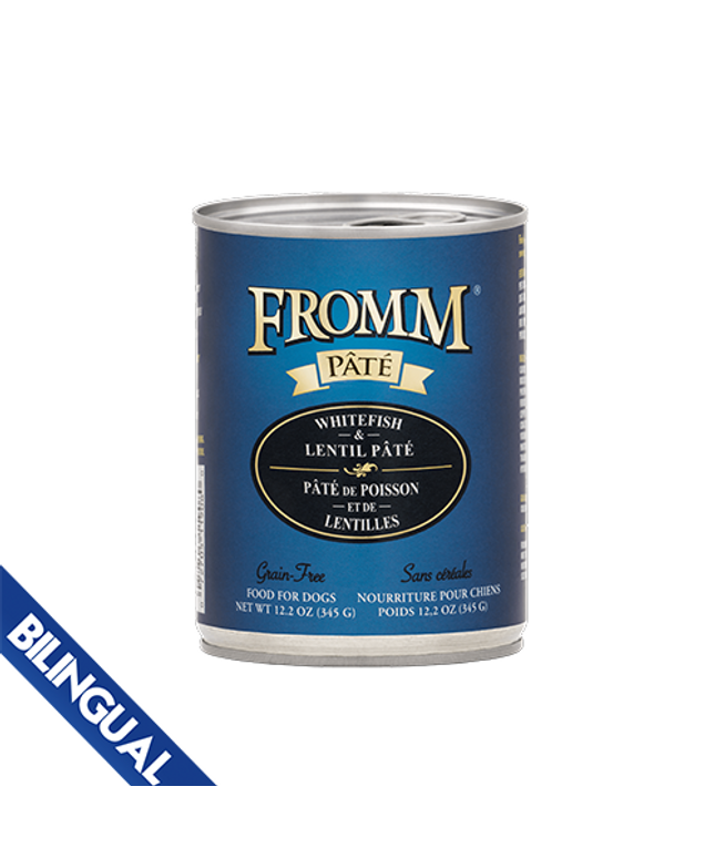 Fromm® Whitefish & Lentil Pâté Wet Dog Food - 12.2 oz