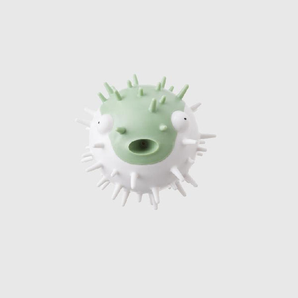 Pidan "Balloonfish" Dog Squeaky Toy, green