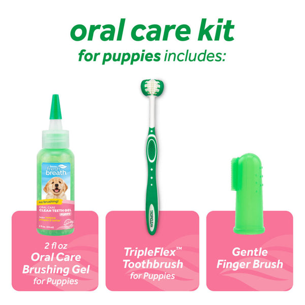 Tropiclean Fresh breath Oral Care Kit for Puppies (59mL)