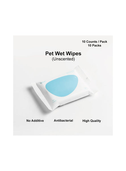 Pidan Pet Wet Wipes, 10 Sheets per Pack