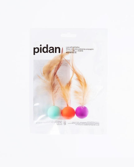 Pidan Pet Toy For Cats Bouncy Ball Type 3 PCS