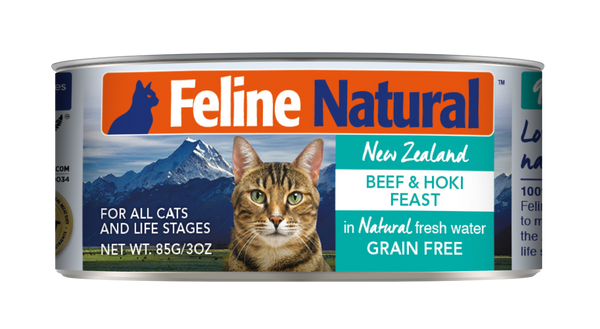 Feline Natural Canned Cat Food 85g/ 170g （7 flavor options）*Buy 12 of same size, get 1 free!