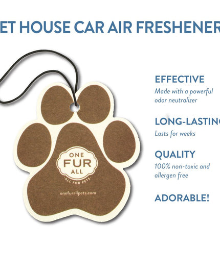 One Fur All Pet House Car Air Freshener