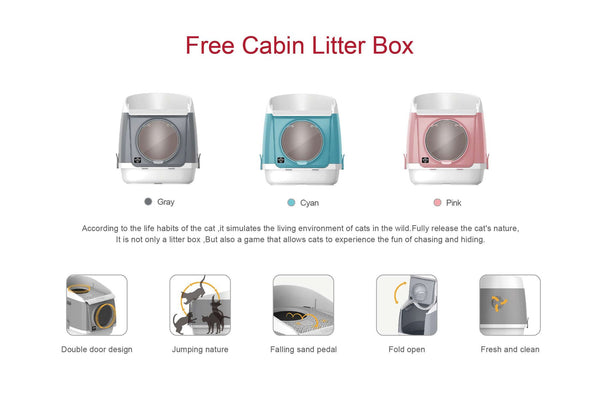 One for pet Free Cabin Litter Box
