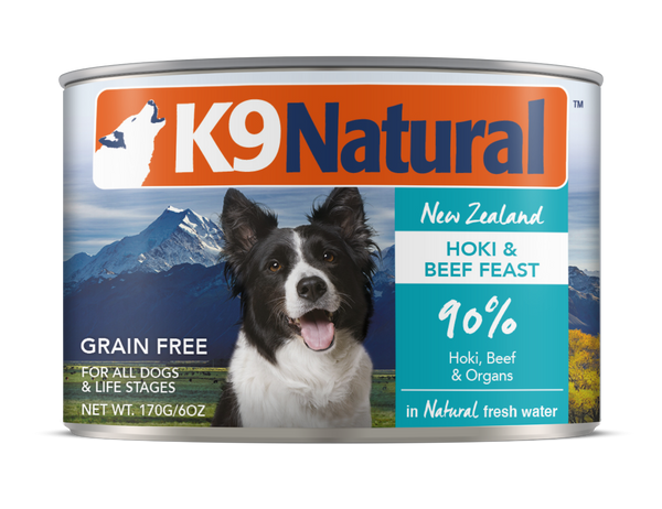 K9 Natural Canned Dog Food 170g （5 flavor options）