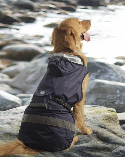 One For Pets Dog Safety Hooded Raincoat