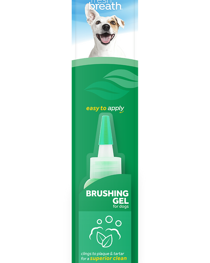 TropiClean Fresh Breath Dental & Oral Care Brushing Gel for Dogs - 59ml/2oz