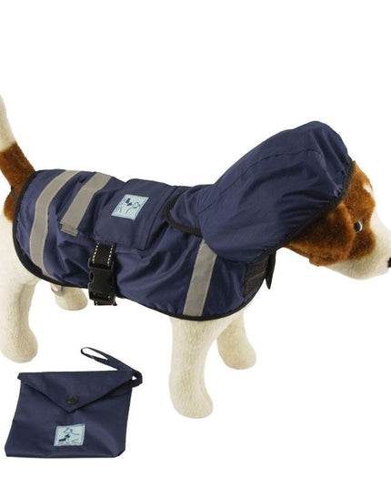 One For Pets Dog Safety Hooded Raincoat