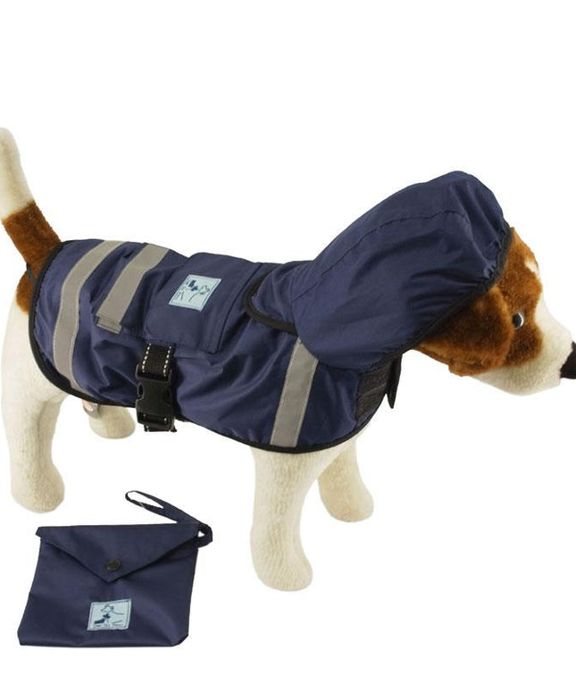 One For Pets Dog Safety Hooded Raincoat