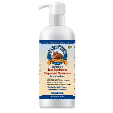 Grizzly Pet Products Omega Salmon Plus™ Supplement for Pets - 3 Size