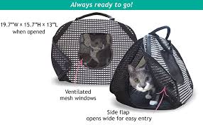 Neco Ichi Ultralite 弹出式猫笼（黑色）