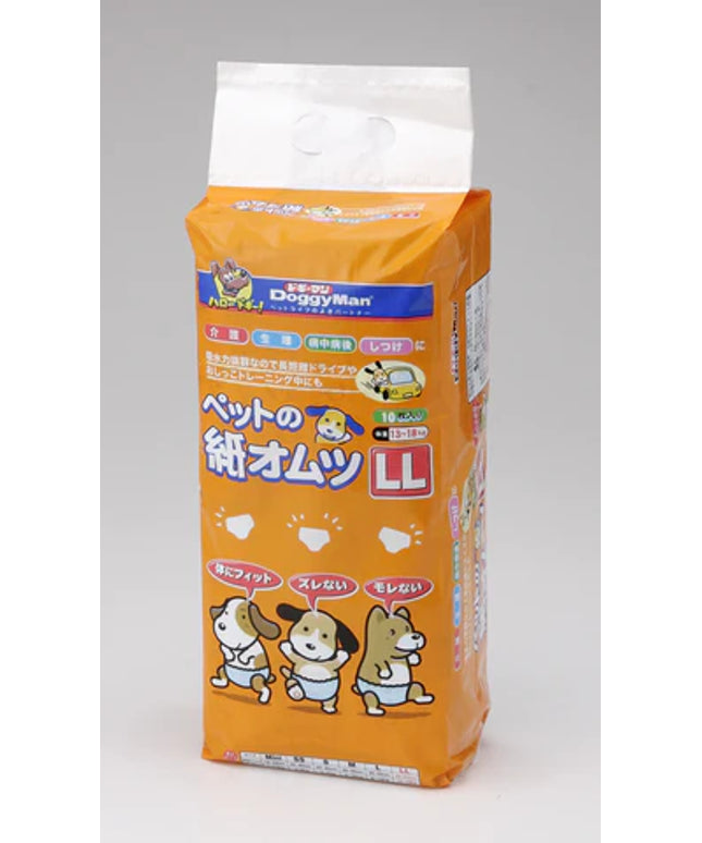DoggyMan Paper diaper for pet- Size LL