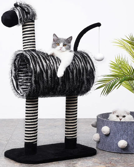 ZeZe Jungle Zebra Cat Tree