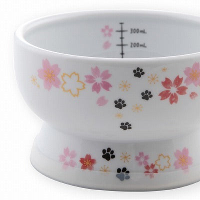 Necoichi Raised Cat Water Bowl (SAKURA2021 Limited Edition)