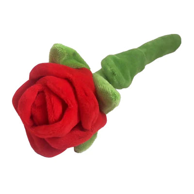 foufouBrands Foufit Florals Hide 'n Seek Plush Roses Fun Dog Toys, Valentine Flowers