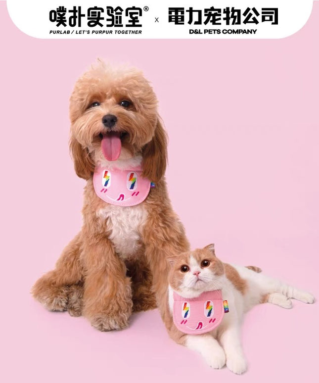 PurLab Rainbow Lightning Pet Tie