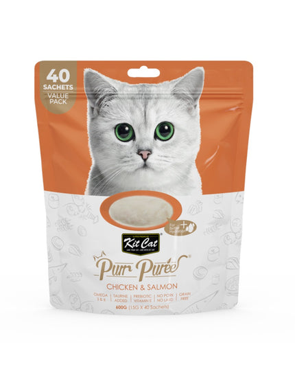 KitCat Purr Puree Value Pack - 40*15g (4 Flavours)