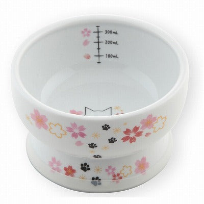 Necoichi Raised Cat Water Bowl (SAKURA2021 Limited Edition)