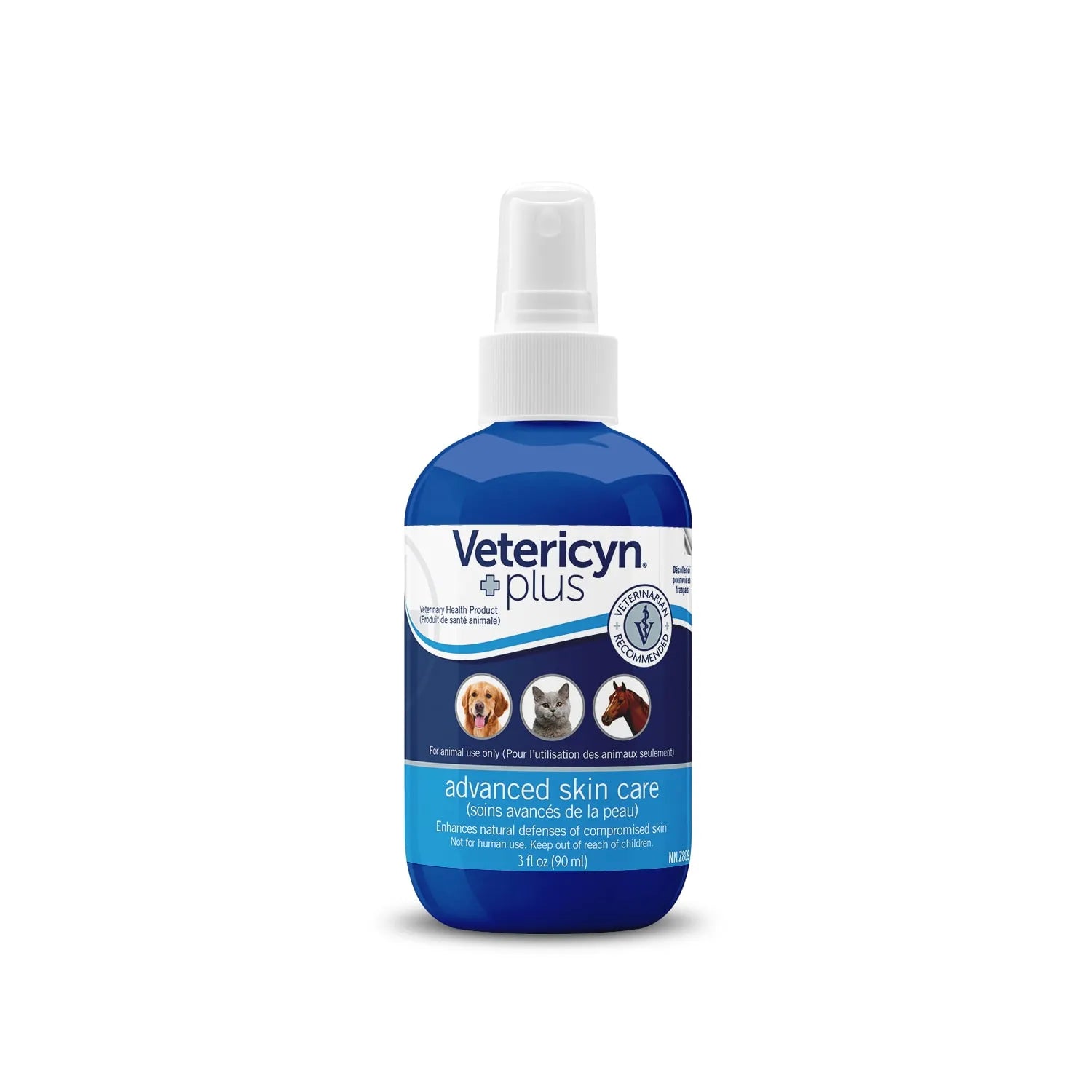 Vetericyn Plus 高级护肤水凝胶，适用于狗、猫和马