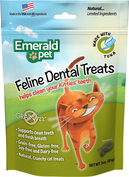 Emerald 宠物牙科猫零食 - 天然、无谷物