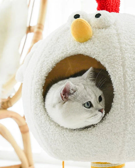 ZeZe Cute Chicken Cat Lounge