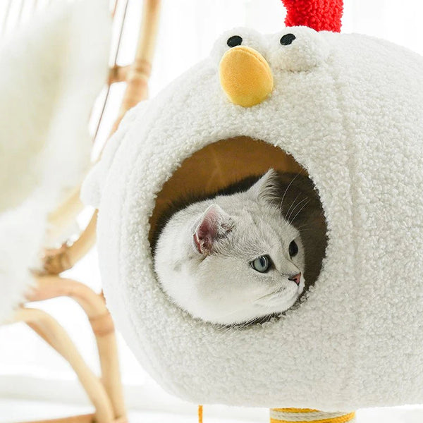 Zeze Cute Chicken Cat Lounge