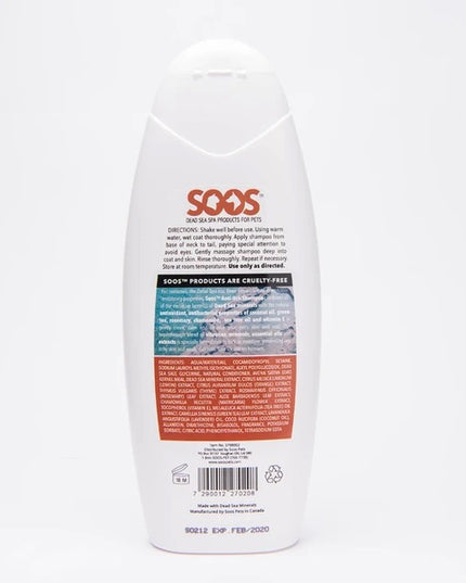 SOOS Natural Dead Sea Anti-Itch Pet Shampoo
