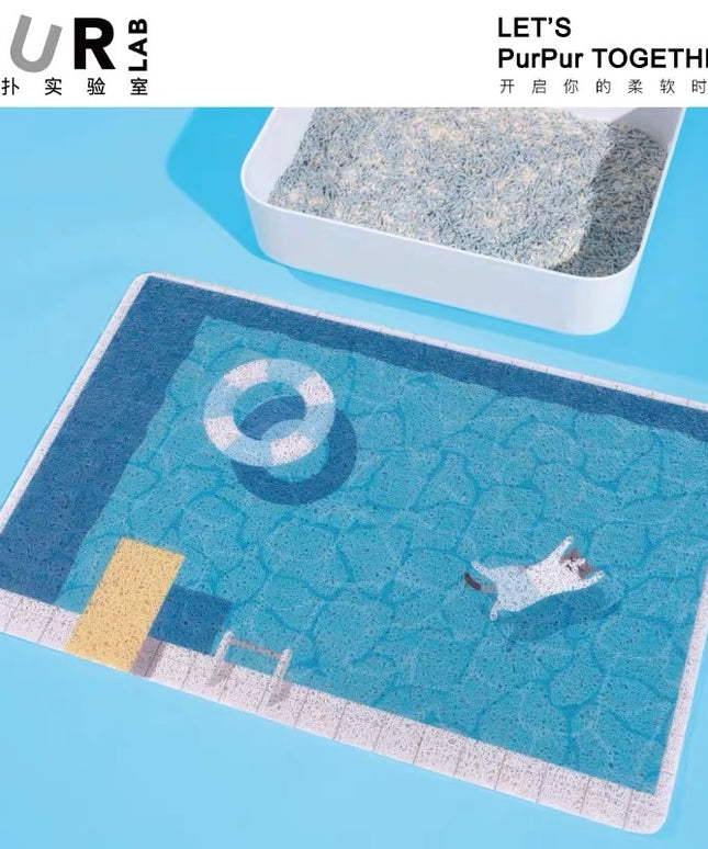 PurLab Swimming Pool Cat Litter Mat