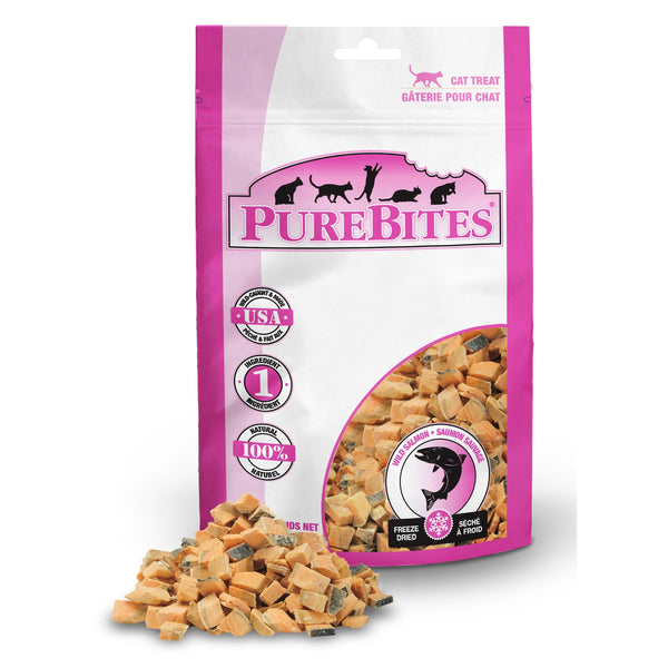 PureBites Freeze Dried Cat Treats-Salmon 26g