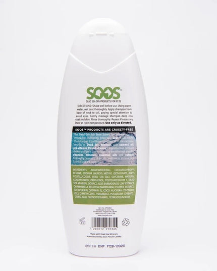 SOOS Natural Dead Sea Two-In-One Pet Shampoo & Conditioner