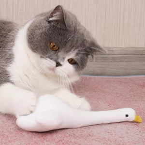 Purlab Bosie Goose Cat Toy with Catnip