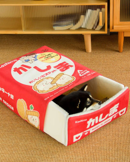 Kashima Biscuit Box Shaped Pet Bed