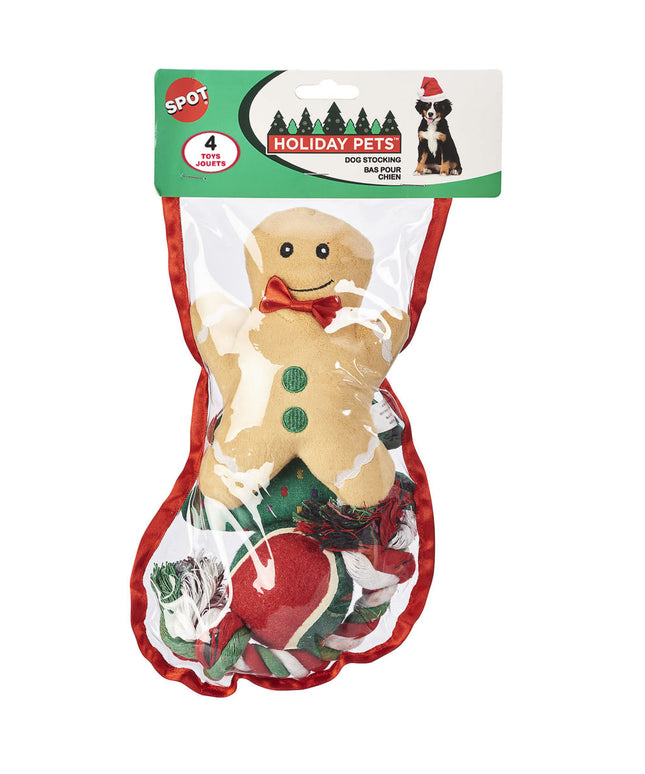 现货假日狗狗玩具长筒袜4PC（中号）