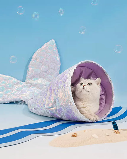 ZeZe Colorful Mermaid Tunnel Bed