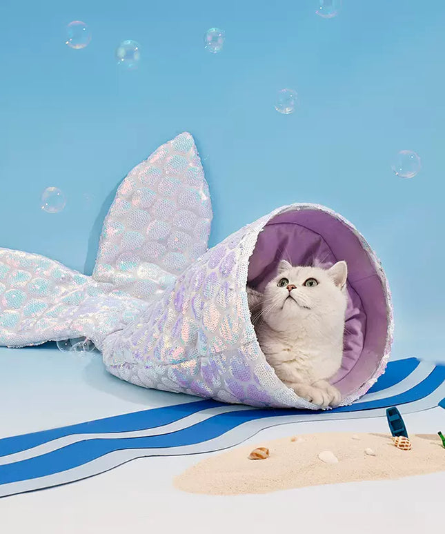 ZeZe Colorful Mermaid Tunnel Bed