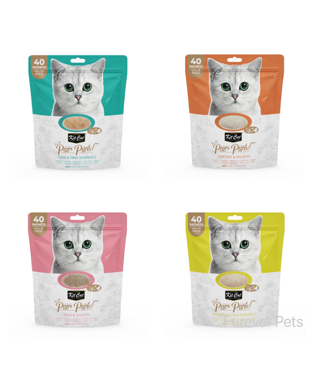 KitCat Purr Puree Value Pack - 40*15g (4 Flavours)